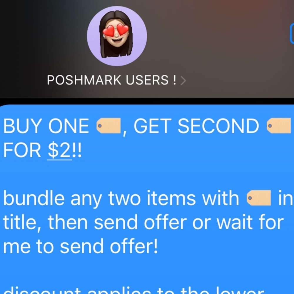 BOGO $2 🏷️ SALE!